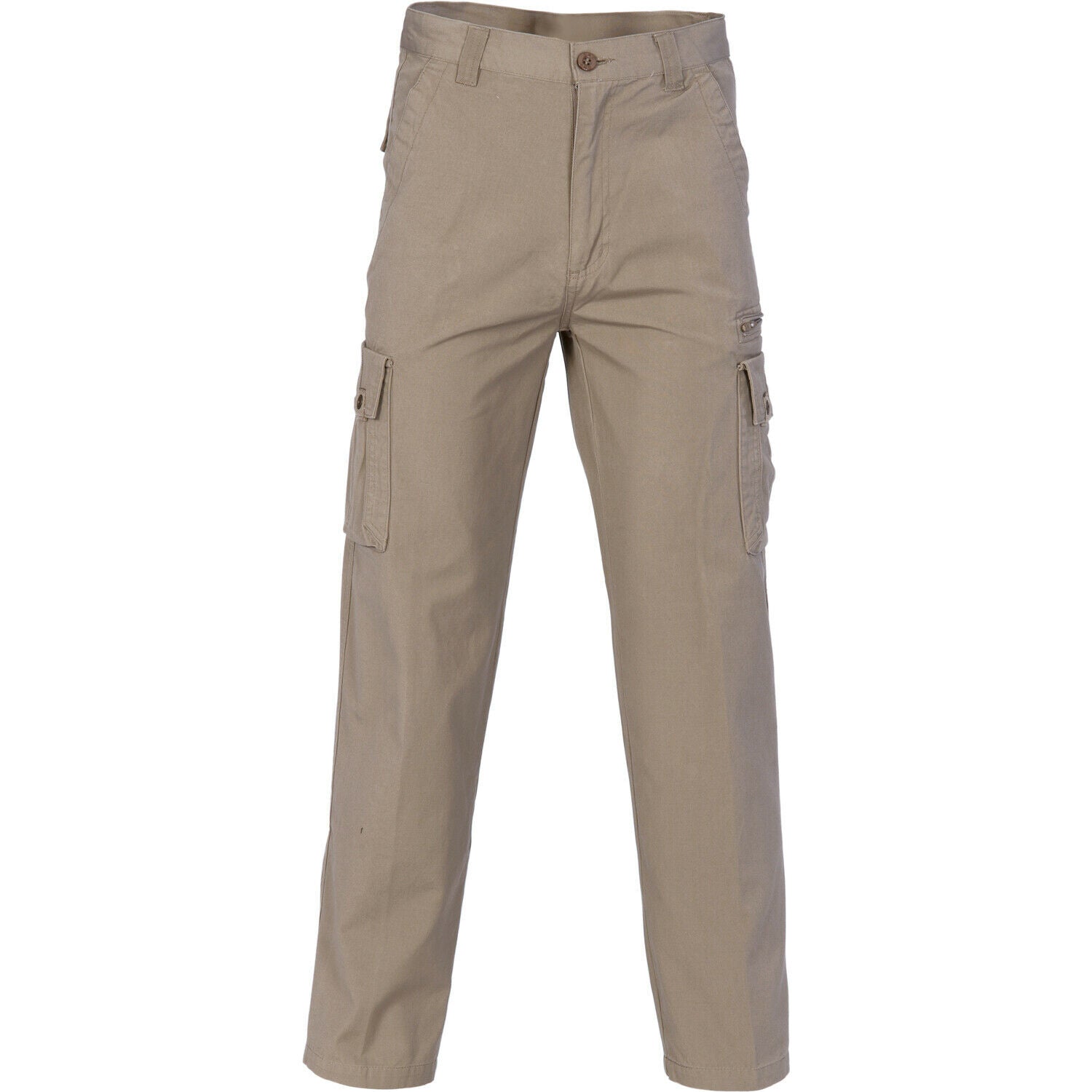 DNC Workwear Mens Island Cotton Duck Weave Cargo Pants Comfortable Work 4535- Bannav S Bannav LLC