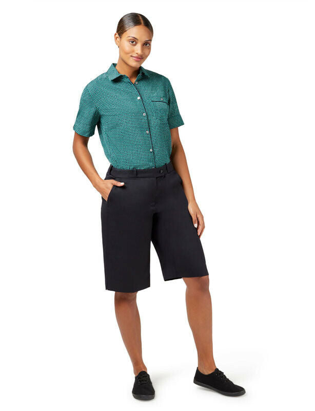 NNT Women P/V Gaberdine Secret Waist Shorts Elastic Waistband Short CAT3AN- Bannav S Bannav LLC