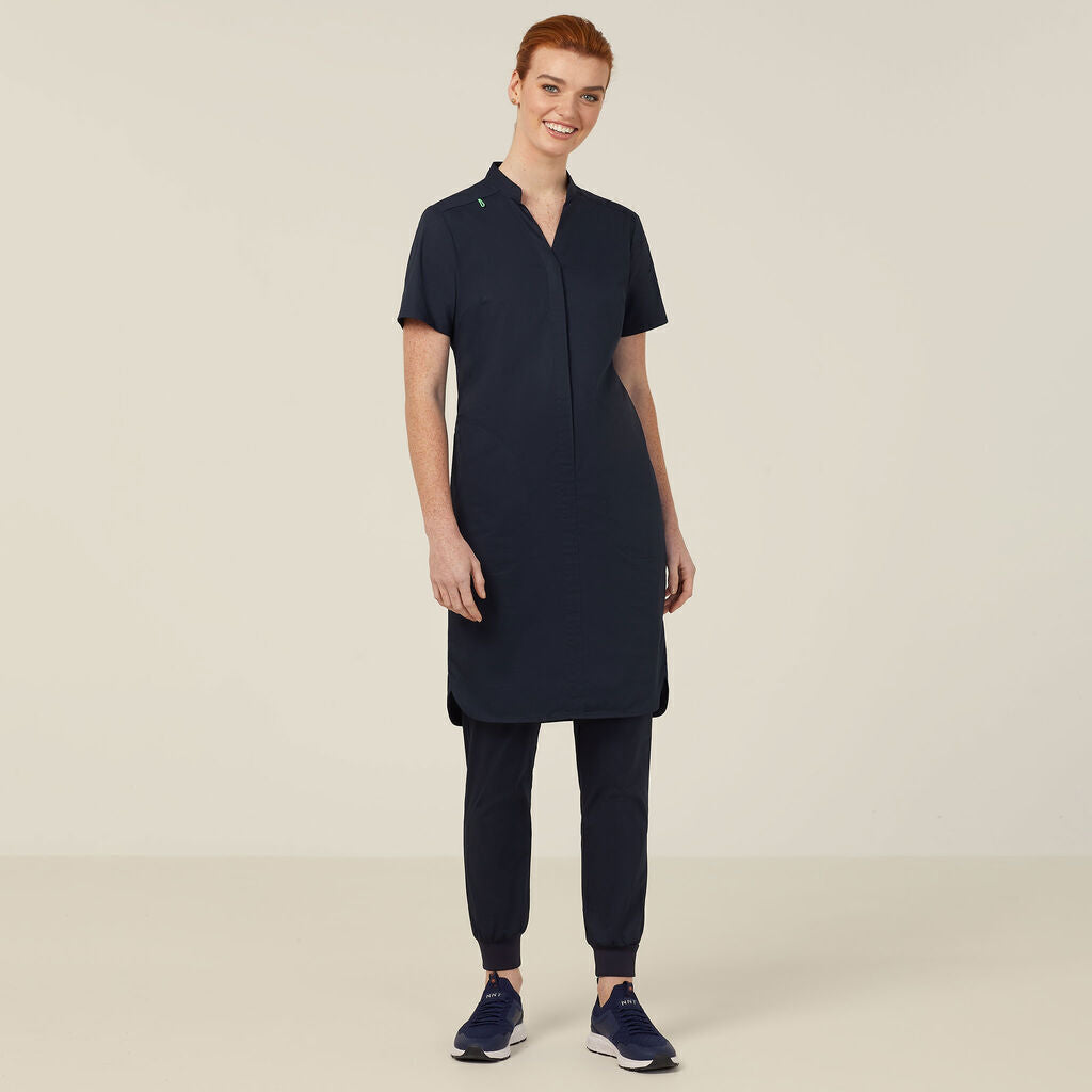 NNT Womens Next-Gen Antibacterial Active Wear Cotton Anderson Scrub Dress CAT697- Bannav S Bannav LLC