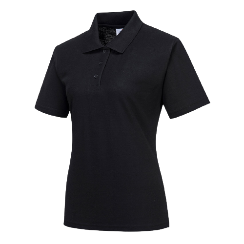 Portwest Naples Ladies Polo Shirt Ribbed Collar Soft Short Sleeve Shirt B209- Bannav S Bannav LLC