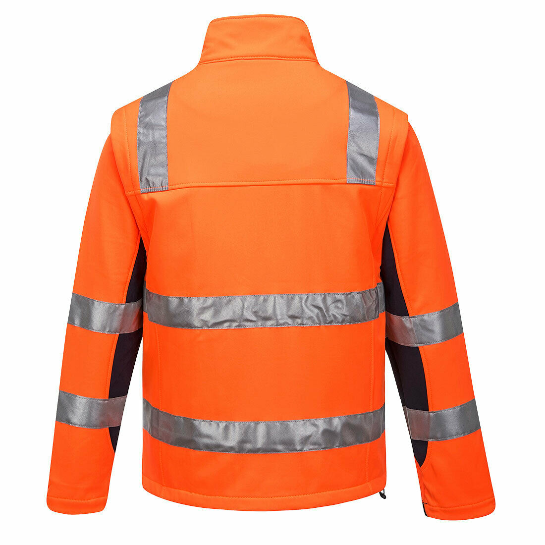 Portwest Mens Huski Chassis Jacket Softshell 2 in 1 Reflective Safety Tape K8074- Bannav S Bannav LLC
