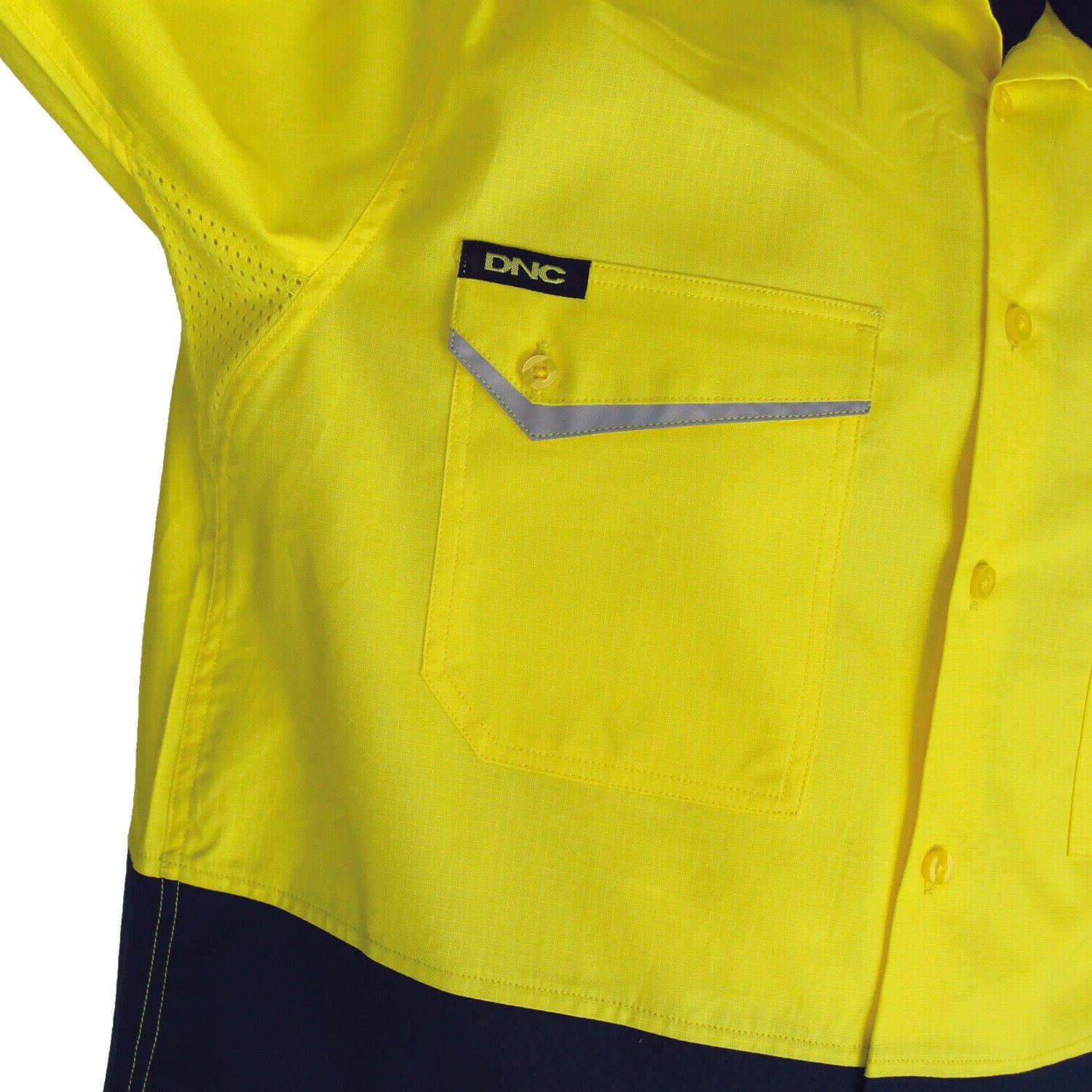 DNC Mens Tradies Two-Tone RipStop Cotton Workwear Lightweight Breathable 3586- Bannav S Bannav LLC