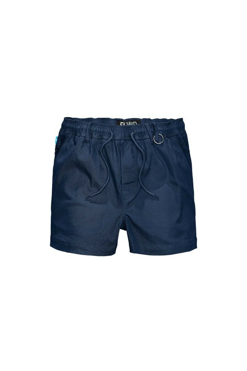 Elwood Mens Elastic Basic Short Summer Stretch Comfortable Workwear EWD206- Bannav S Bannav LLC