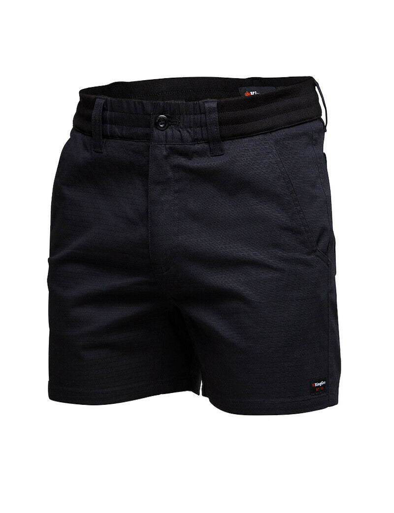 KingGee Mens Comfort Waist Short Short Toughs Durable Stretch Ripstop K17012- Bannav S Bannav LLC
