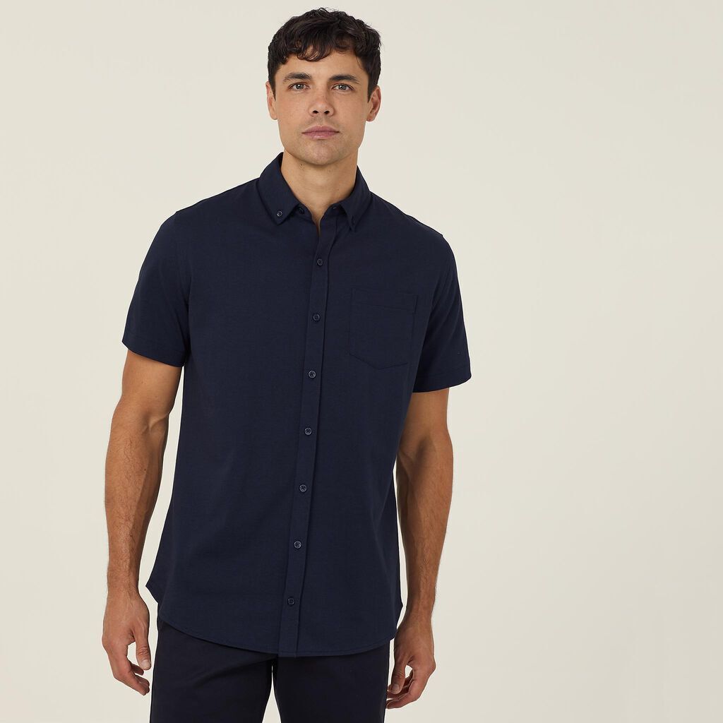 NNT Mens 4 Pack Coatsworth Jersey Comfy Antibacterial Short Sleeve Shirt CATJA5- Bannav S Bannav LLC