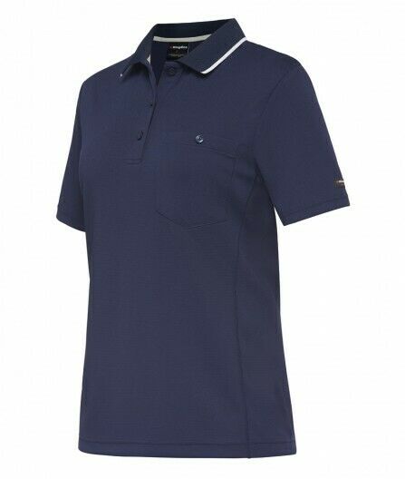 KingGee WorkCool Womens Spliced Polo S/S Shirt Comfort Work Hyperfreeze K44740- Bannav S Bannav LLC