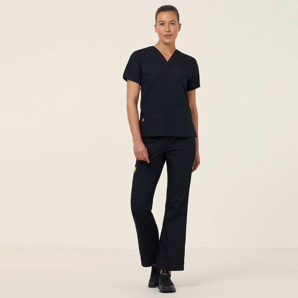 NNT Wonderwink 2 Pack Origins Flared Leg Comfy Scrub Pant Romeo CAT3NP- Bannav S Bannav LLC