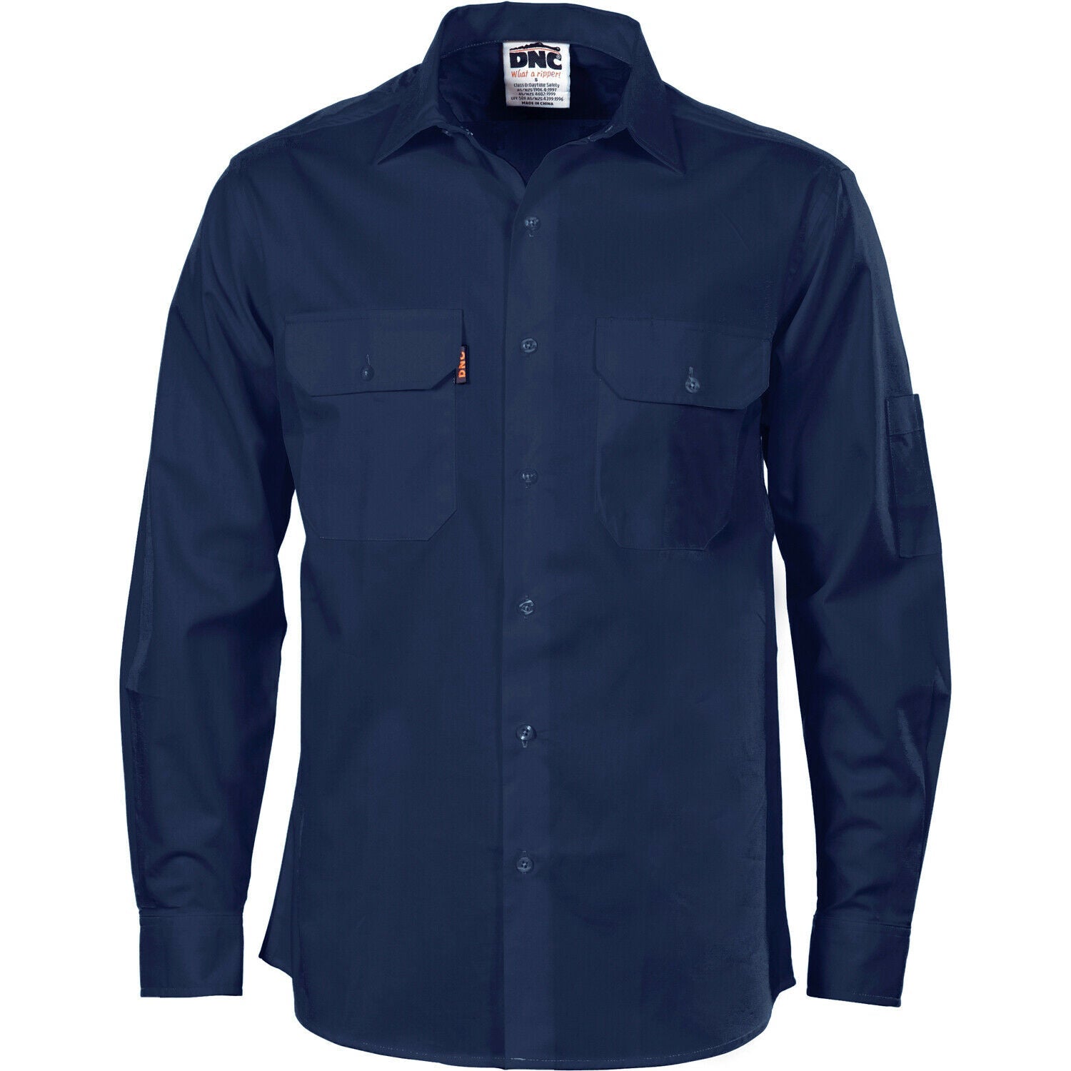 DNC Workwear Cool-Breeze Work Shirt - Short Sleeve Lightweight Cotton 3208- Bannav S Bannav LLC