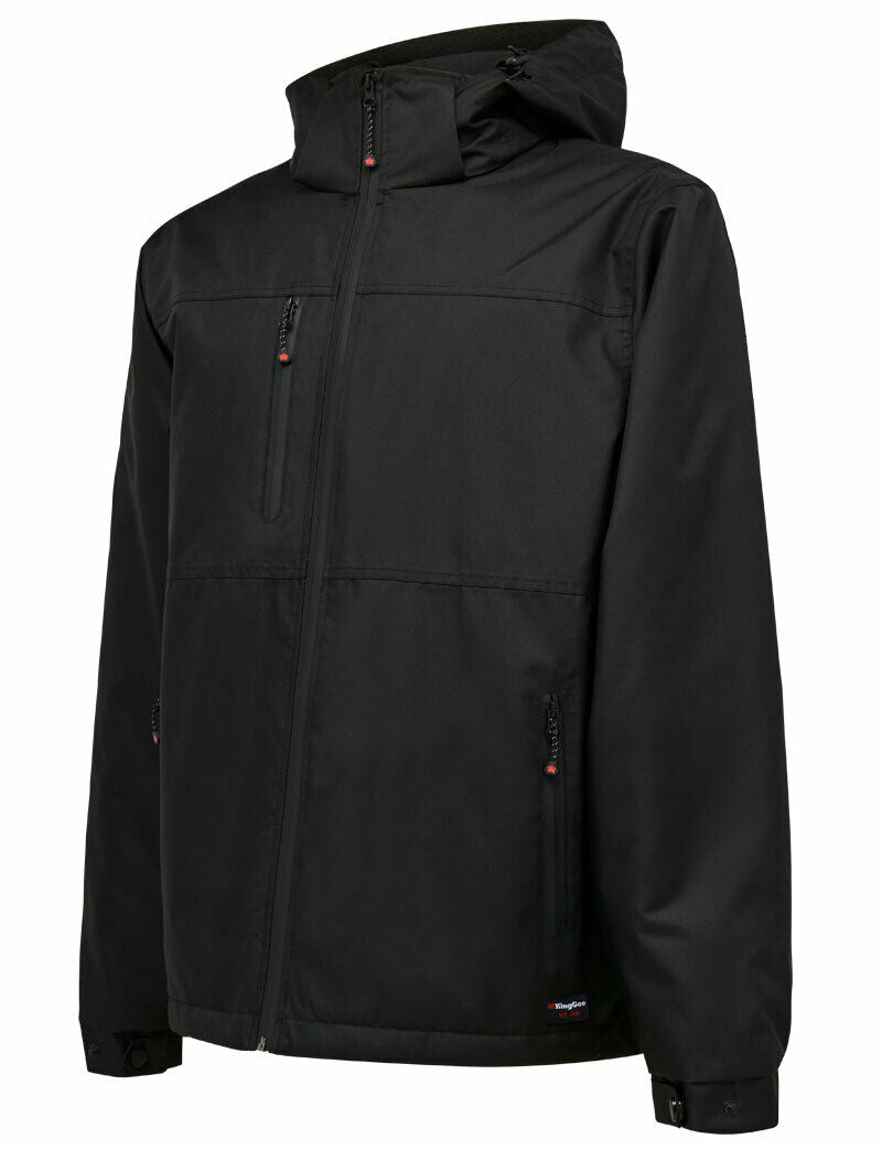 KingGee Winter Insulated Jacket Weather Rain Waterproof Hood Fleece K05025- Bannav S Bannav LLC
