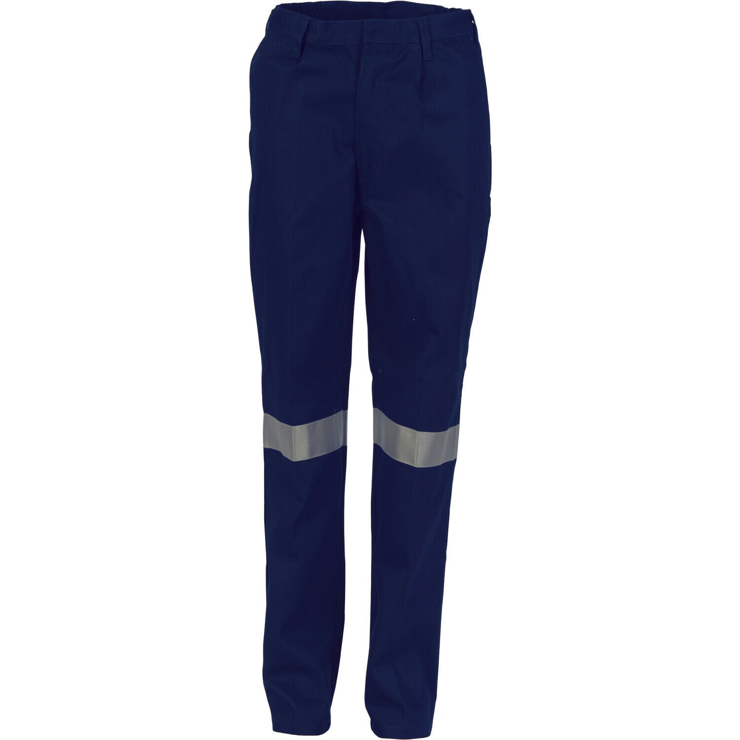 DNC Workwear Ladies Cotton Drill Pants 3M Reflective Tough Work Casual 3328- Bannav S Bannav LLC