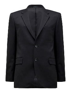 NNT Mens 2 Button Jacket PV Stretch Twill Lightweight Black Blazer Comfy CATBA2- Bannav S Bannav LLC
