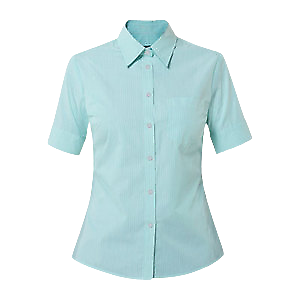 NNT Womens Cotton Blend Balance Stripe BK Stripe Business Classic Shirt CAT47C- Bannav S Bannav LLC