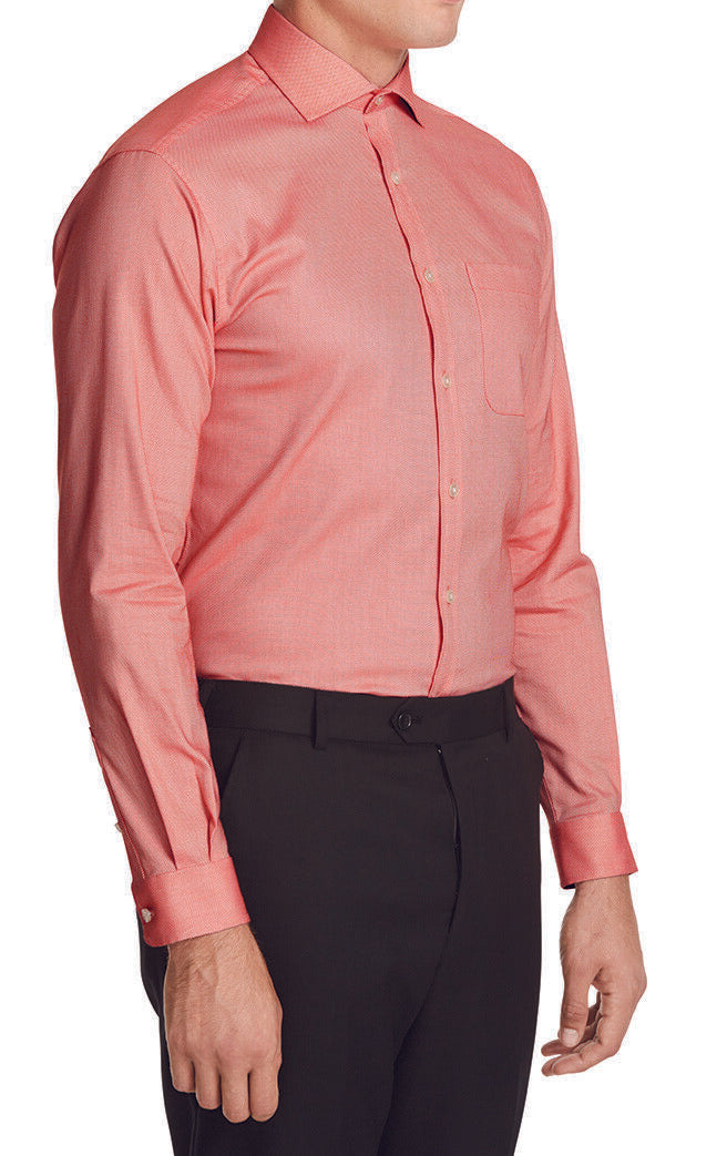 NNT Mens Long Sleeve Honeycomb Cutaway Collar Classic Shirt Business CATJ2S- Bannav S Bannav LLC