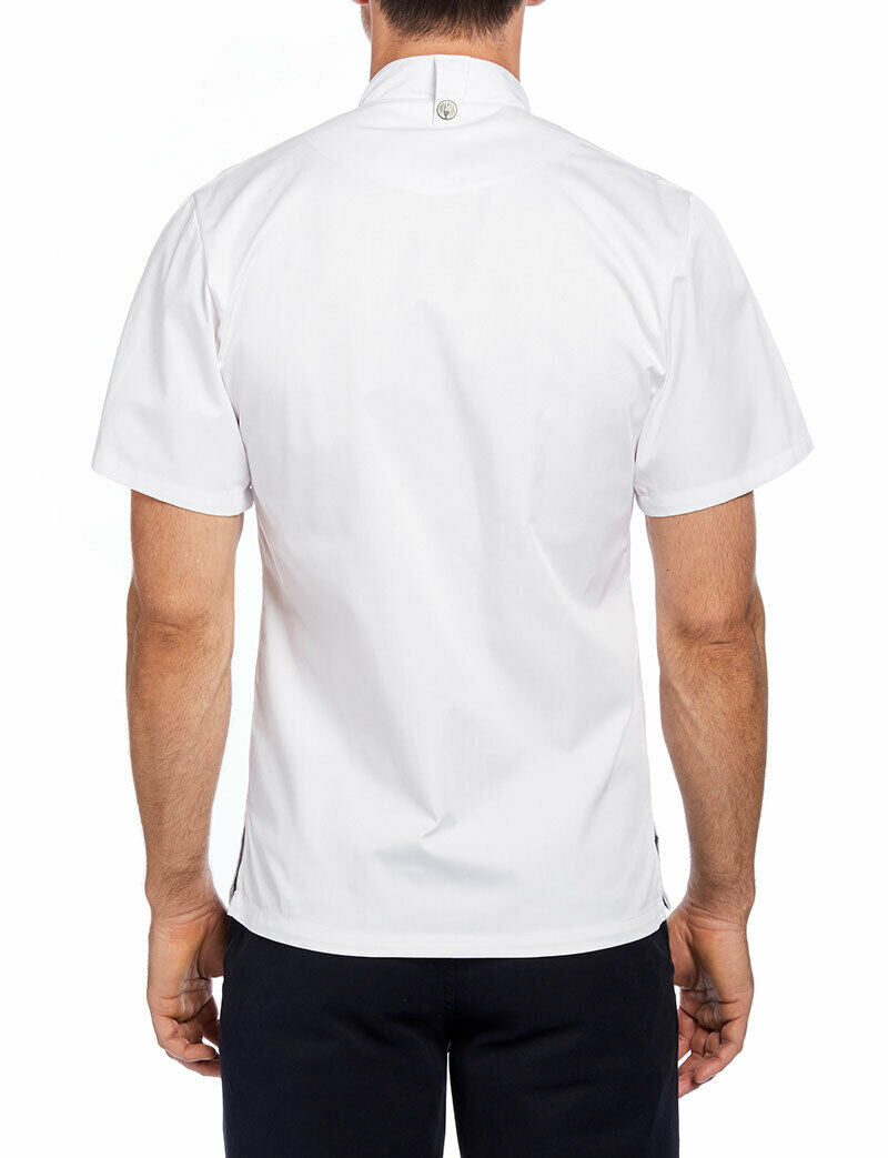 NNT Unisex Adults Cannes Press Stud Front Jacket Chef Classic Fit Work CATP5L- Bannav S Bannav LLC