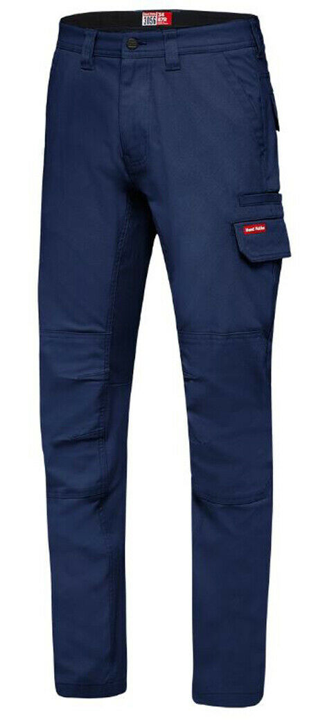 Hard Yakka Mens 3056 Stretch Canvas Cargo Pants Tough Slim Comfort Work Y02880- Bannav S Bannav LLC