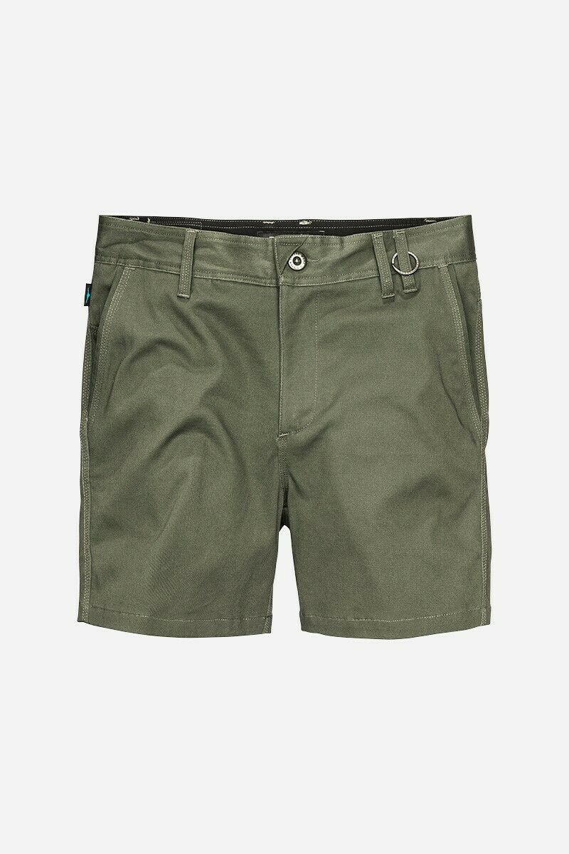 Mens Elwood Work Basic Shorts Stretch Twill Reinforced Pockets Tradie EWD202- Bannav S Bannav LLC