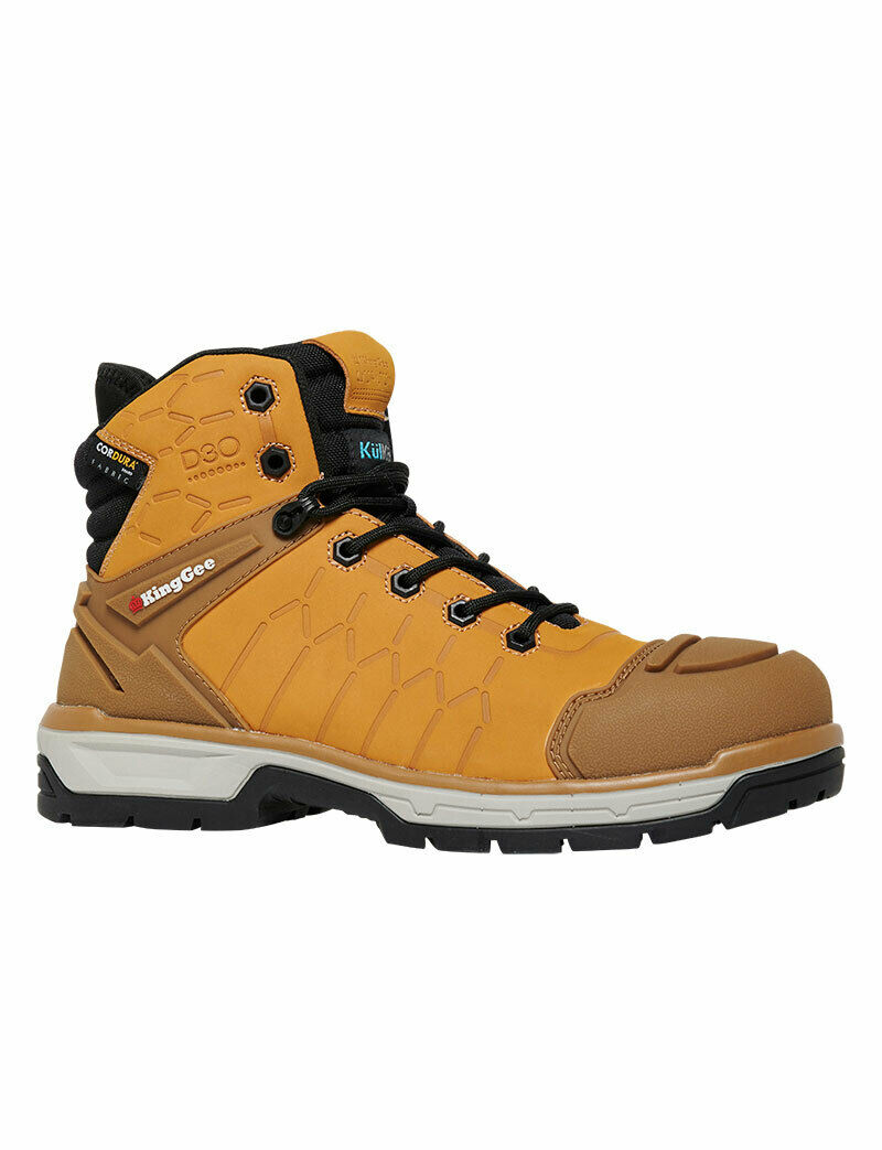 KingGee Mens Quantum Boot Tough Boots Leather Lightweight Safety Work K27115- Bannav S Bannav LLC