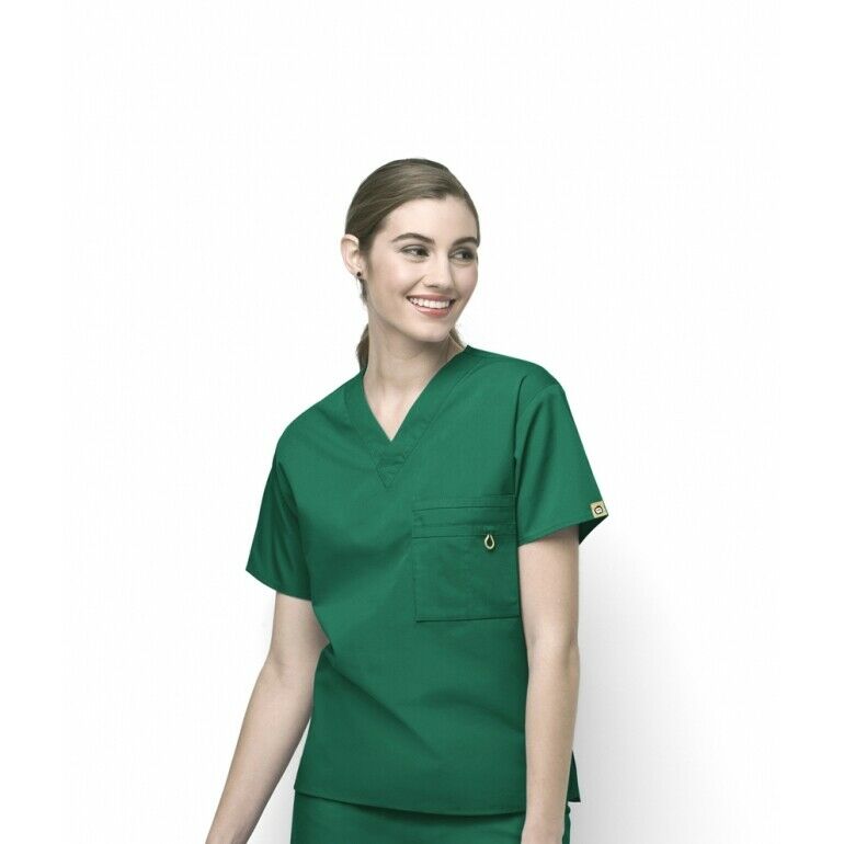 NNT Unisex Wonderwink Alpha Scrub Top Relaxed Fit Work Nursing Hospital CATRBT- Bannav S Bannav LLC