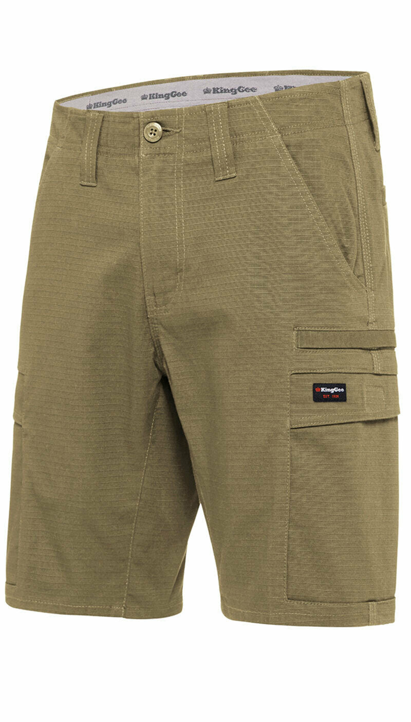 KingGee Mens Workcool Pro Shorts Comfort Stretch Work Cargo Tough Ripstop K17006- Bannav S Bannav LLC