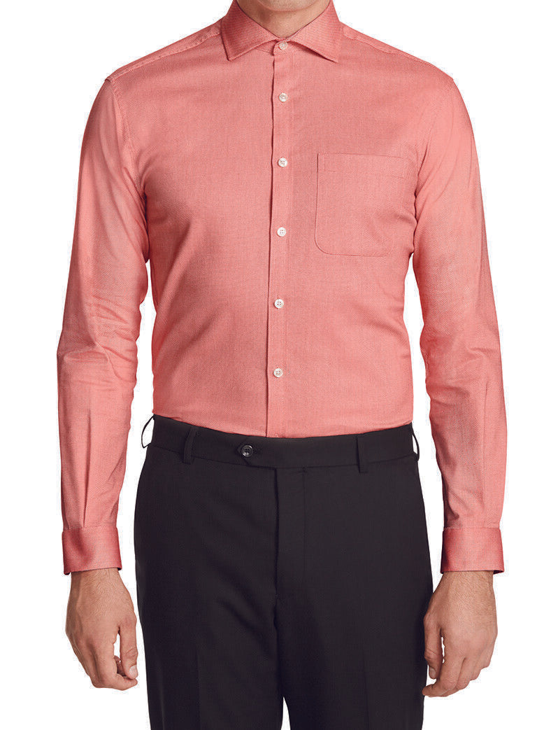 NNT Mens Long Sleeve Honeycomb Cutaway Collar Classic Shirt Business CATJ2S- Bannav S Bannav LLC