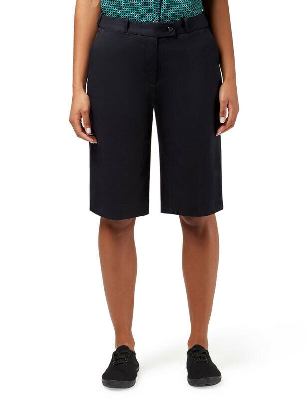 NNT Women P/V Gaberdine Secret Waist Shorts Elastic Waistband Short CAT3AN- Bannav S Bannav LLC