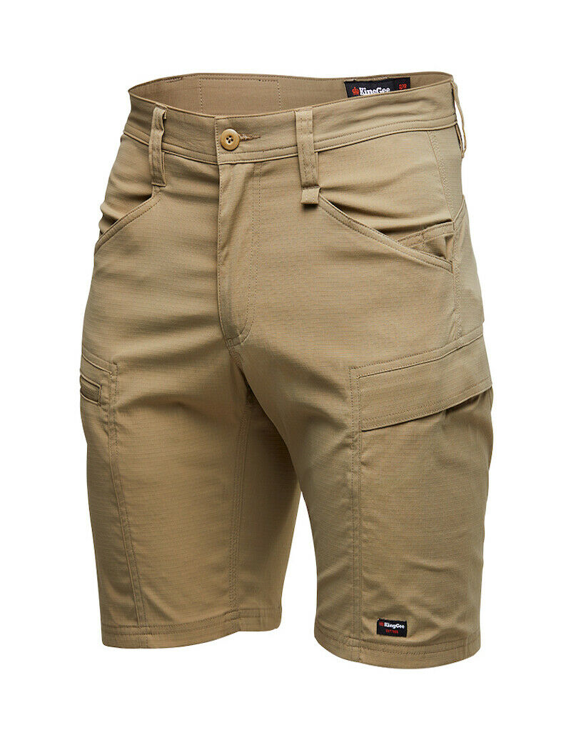 KingGee Mens KingGee Drycool Shorts Stretch Ripstop Cargo Light Work K17013- Bannav S Bannav LLC