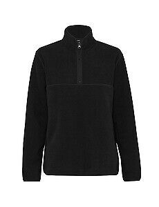 NNT Mens Polar Fleece 1/2 Zip Neck Black Cutaway Business Long Sleeve CAT1GT- Bannav S Bannav LLC