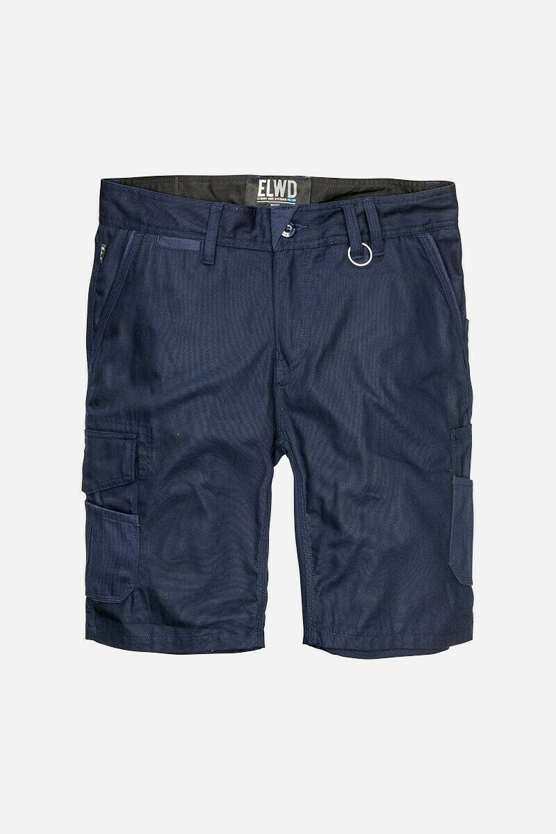 Mens Elwood Work Utility Shorts Canvas Cargo Phone Pocket Tough Tradie EWD201- Bannav S Bannav LLC
