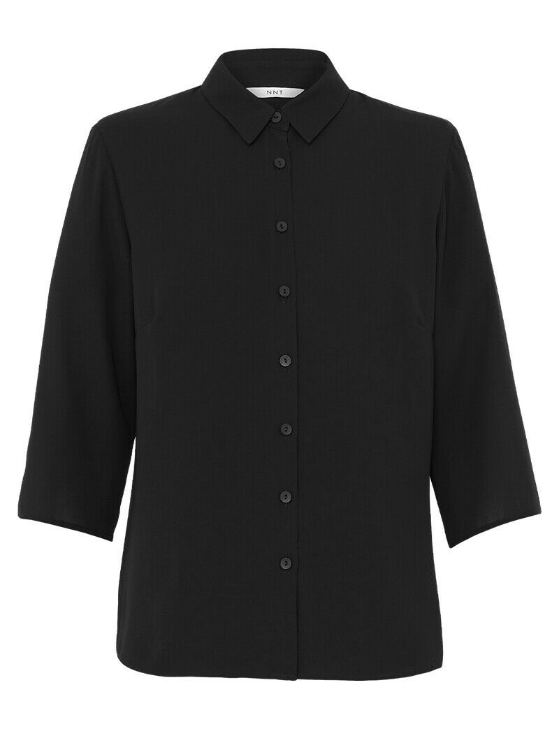 NNT Womens Business Georgie  3/4 Sleeve Pleat Back Formal Shirts Classic CATUKZ- Bannav S Bannav LLC