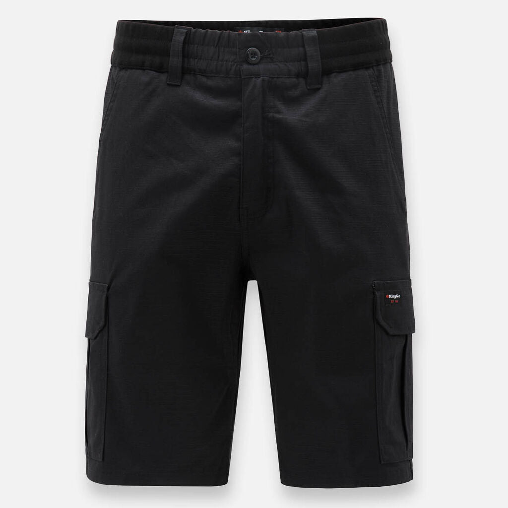 KingGee Mens 2 PACK Traders Tough Durable Cargo Comfort Waist Shorts K17007- Bannav S Bannav LLC