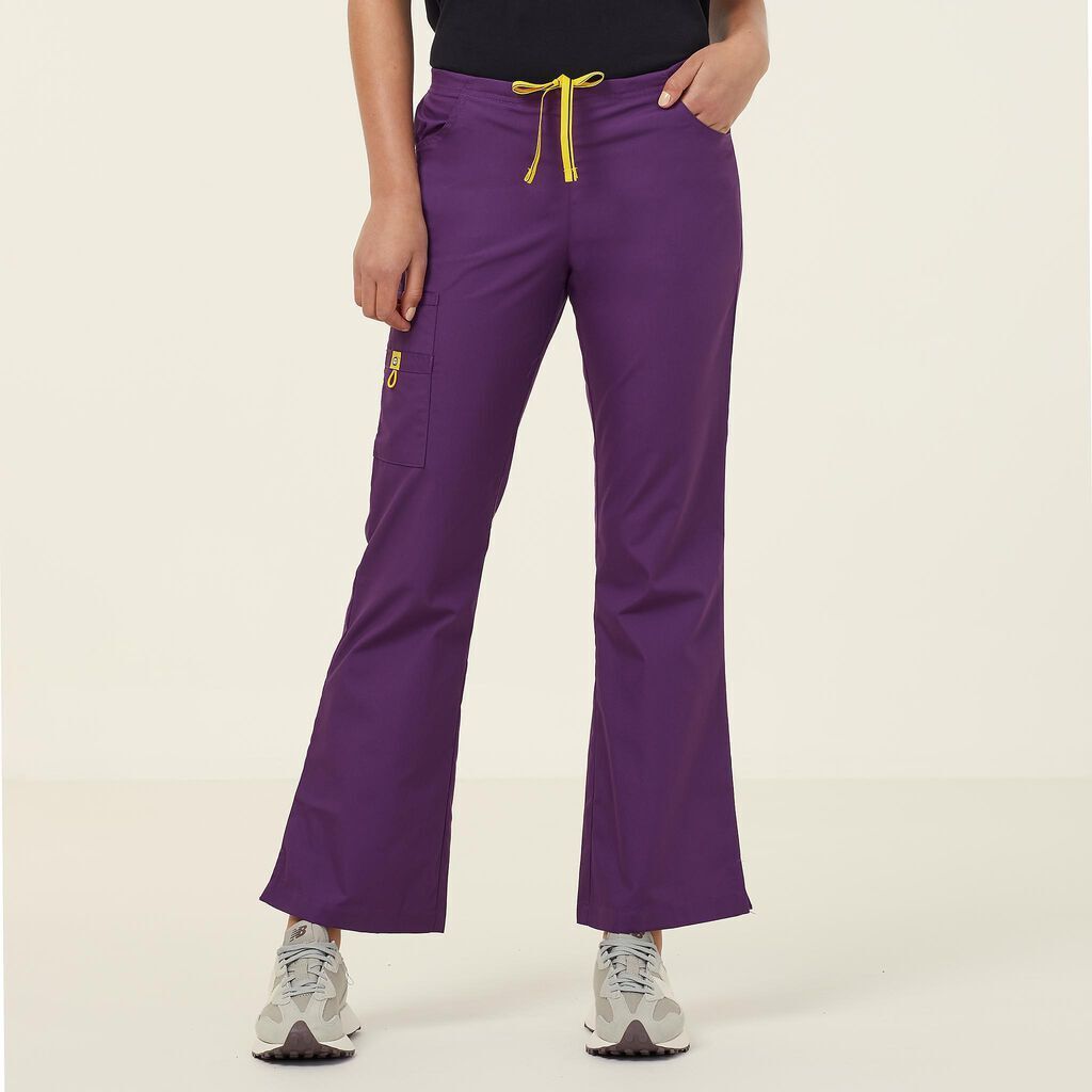 NNT Wonderwink 4 Pack Origins Flared Leg Comfy Scrub Pant Romeo CAT3NP- Bannav S Bannav LLC