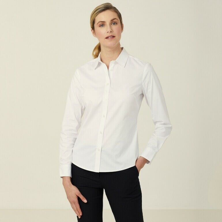 NNT Womens Avignon Long Sleeve Slim Shirt Casual Comfort Business Shirts CATUKU- Bannav S Bannav LLC