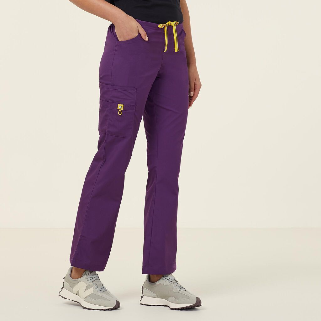 NNT Wonderwink 4 Pack Origins Flared Leg Comfy Scrub Pant Romeo CAT3NP- Bannav S Bannav LLC