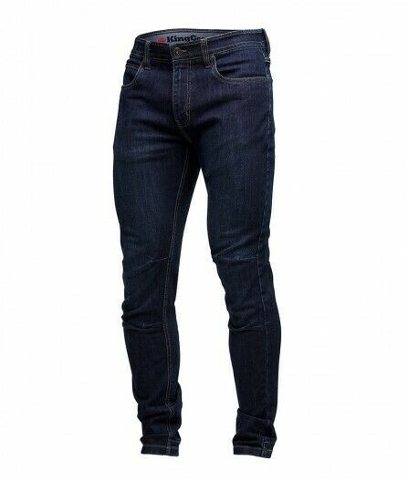 KingGee Mens Urban Coolmax Denim Slim Jeans Cotton Comfortable Gusset K13006- Bannav S Bannav LLC