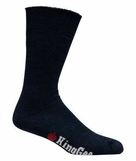 KingGee Mens Bamboo Work Socks 3 Pack Breathable Comfortable Workwear K09271- Bannav S Bannav LLC