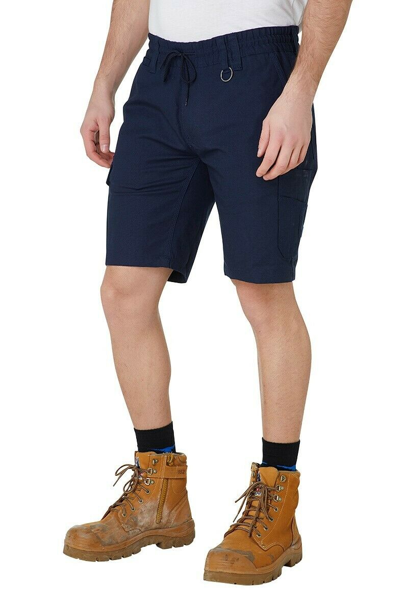 Elwood Mens Elastic Utility Short Summer Stretch Comfortable Workwear EWD203- Bannav S Bannav LLC