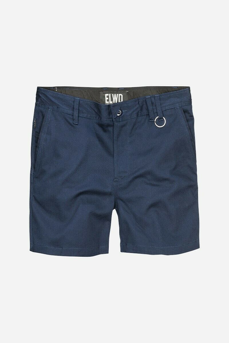 Mens Elwood Work Basic Shorts Stretch Twill Reinforced Pockets Tradie EWD202- Bannav S Bannav LLC
