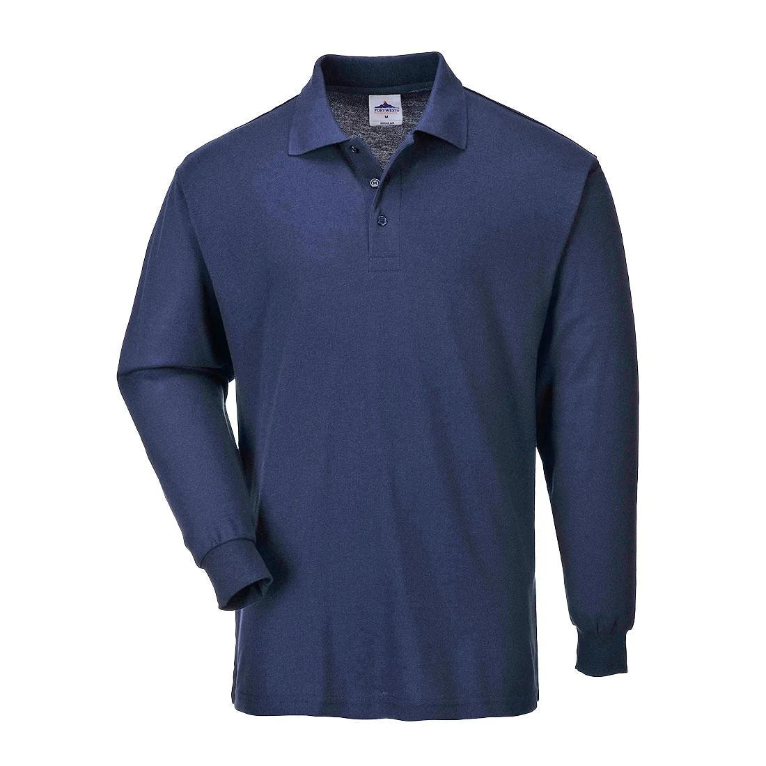 Mens Genoa Long-Sleeved Polo Shirt- Bannav S Bannav LLC