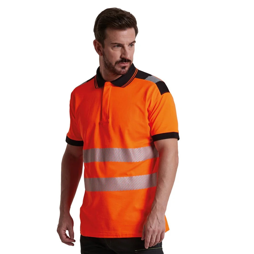 Mens PW3 Hi-Vis Polo Shirt- Bannav S Bannav LLC