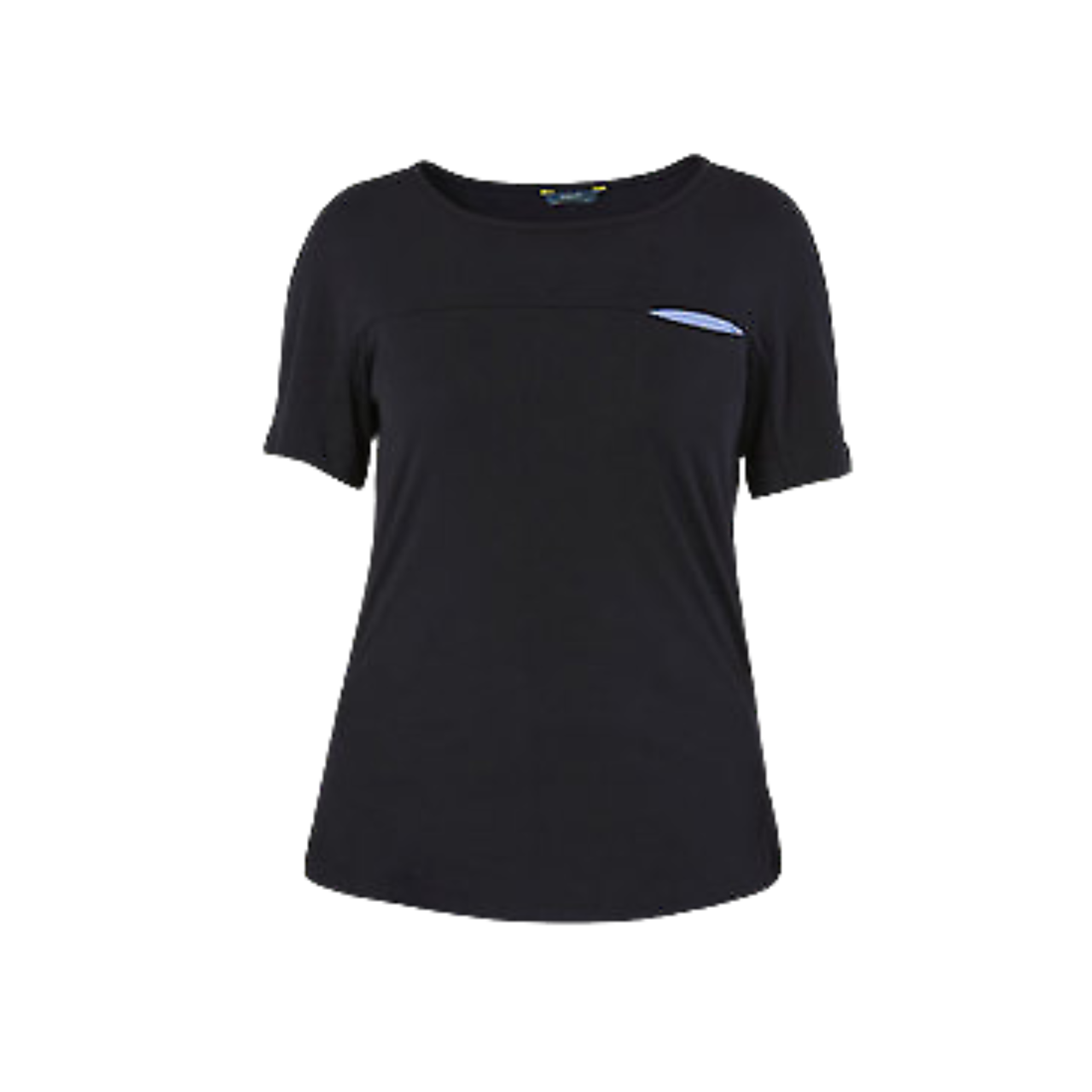 NNT Womens Matt Jersey S/S Pocket T Top Relaxed Fit Short Sleeve Blouse CAT9XH- Bannav S Bannav LLC