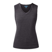 NNT Womens Pure Wool Textured Panel Vest Classic V-Neck Fit CAT5AR- Bannav S Bannav LLC