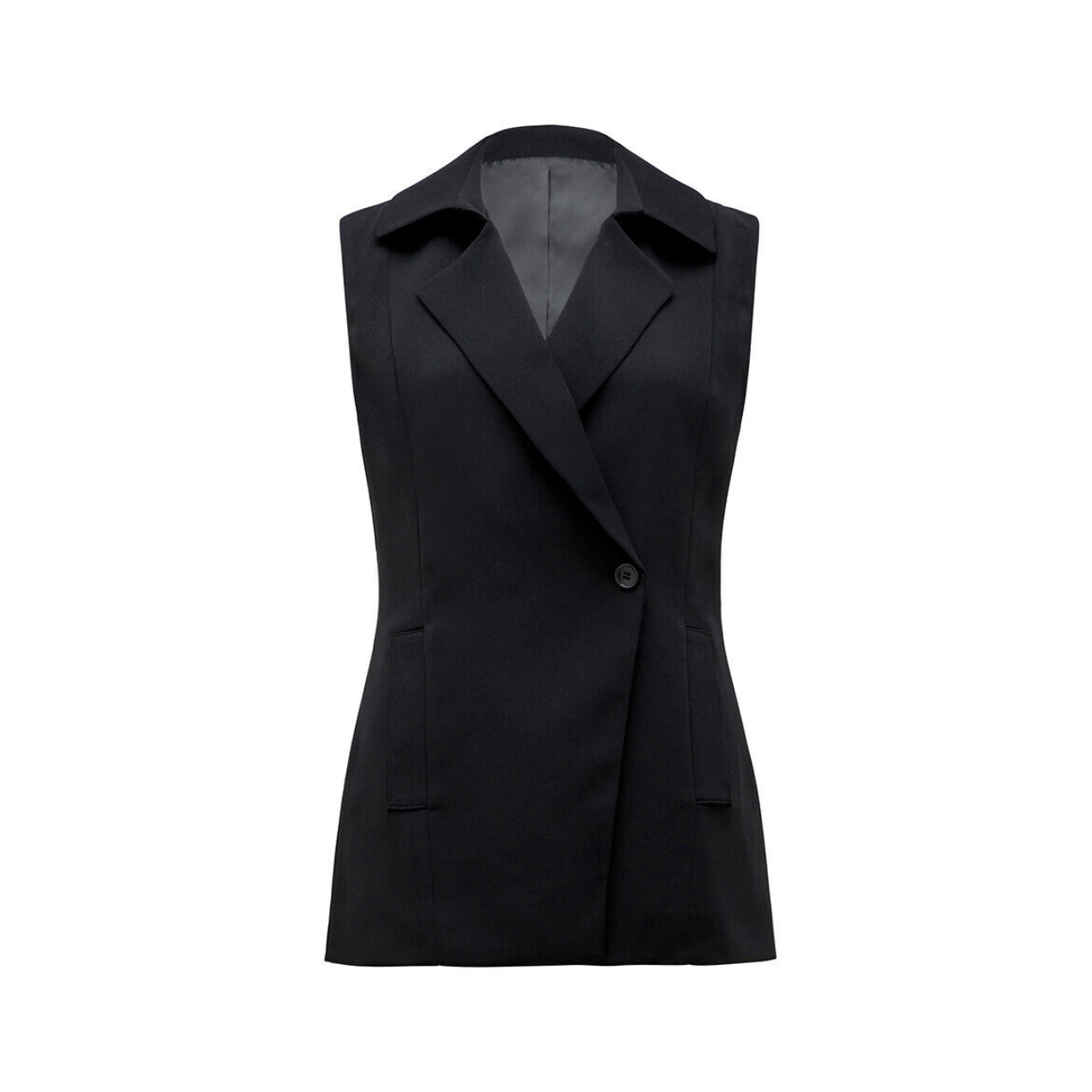 NNT Womens Longline Vest Modern Fit Fully Lined Crepe Stretch Comfort CAT747- Bannav S Bannav LLC