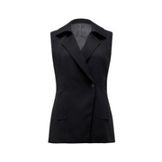 NNT Womens Longline Vest Modern Fit Fully Lined Crepe Stretch Comfort CAT747- Bannav S Bannav LLC