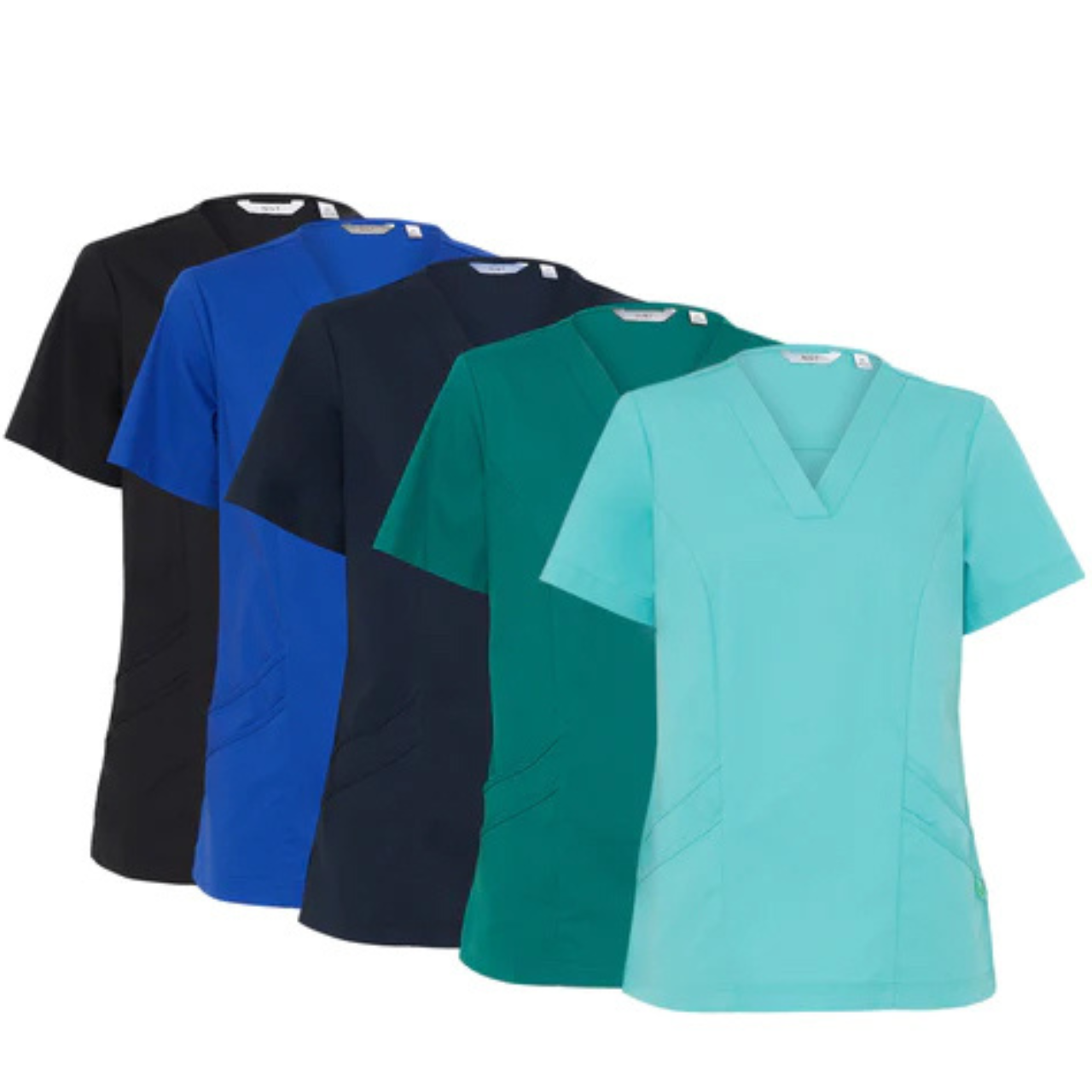 NNT Uniform Womens Next Gen Antibacterial Florence Scrub Top V Neck Nurse CATULM- Bannav S Bannav LLC