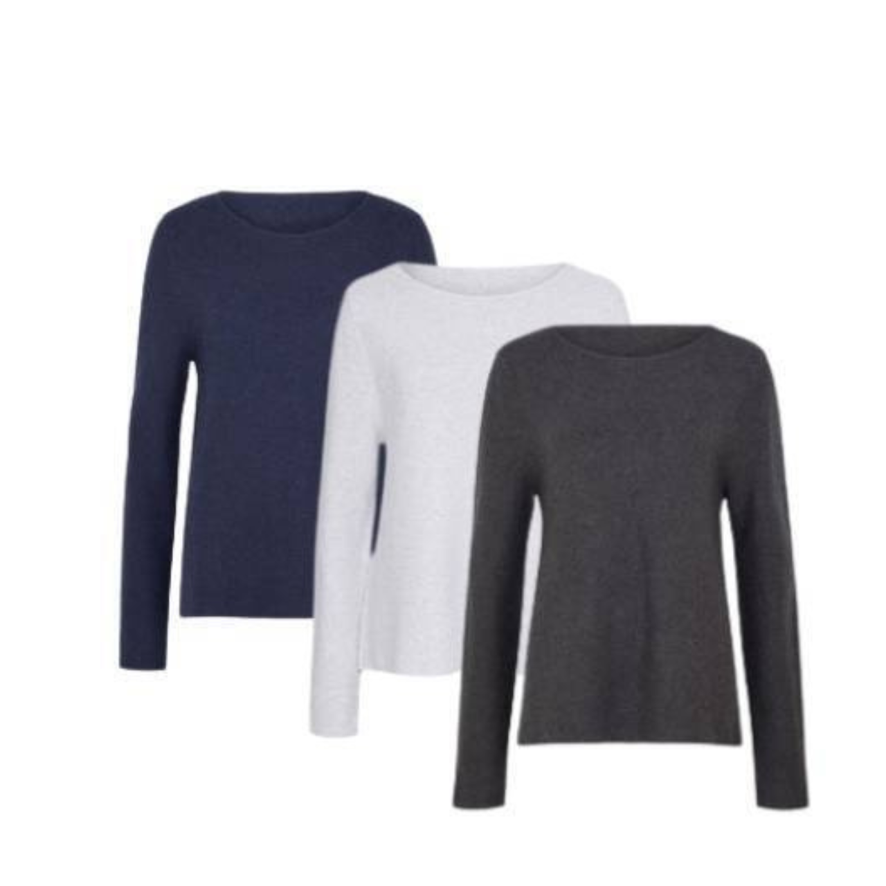 NNT Womens 100% Cotton Womens Textured Box Knit Jumper Long Sleeve CAT5CB- Bannav S Bannav LLC