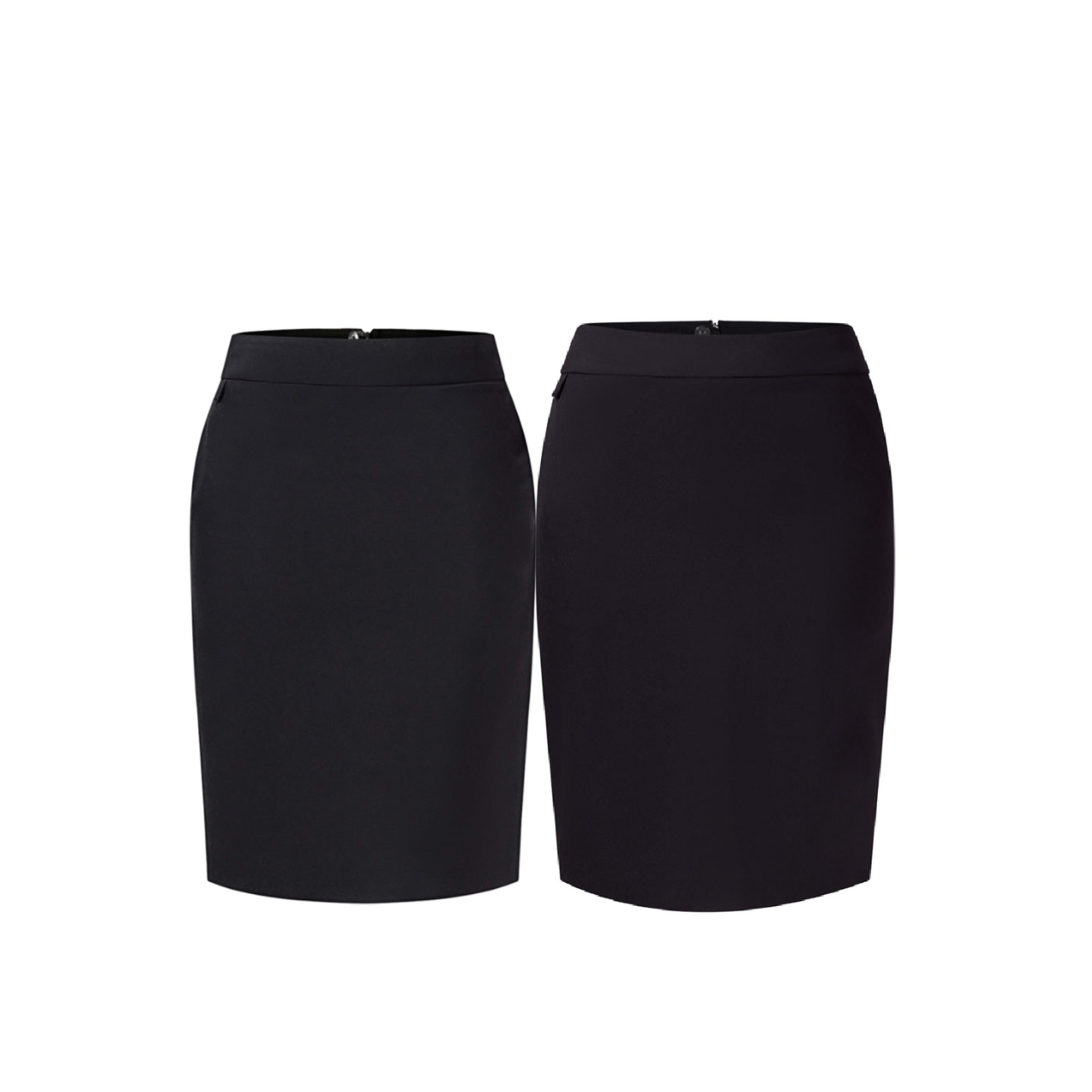 NNT Womens Business Helix Dry Poly Pencil Skirt Detail Invisible Zip CAT2NH- Bannav S Bannav LLC