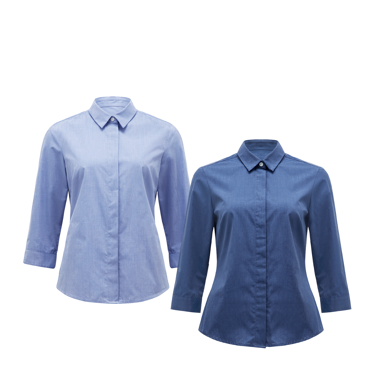 NNT Womens 3/4 Sleeve Action Back Business Shirts Classic Formal Shirt CATU5Y- Bannav S Bannav LLC