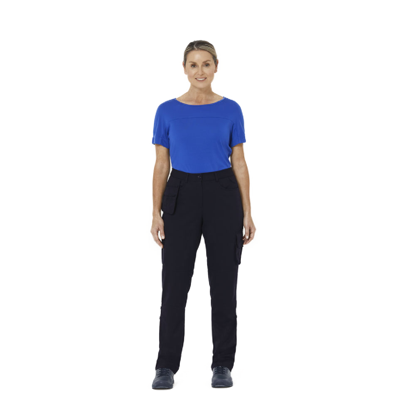 NNT Women P/V Gaberdine Flexi-Waist Pant Formal Cargo Work Business Pants CAT3TY- Bannav S Bannav LLC