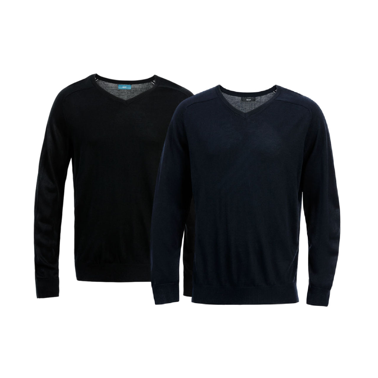 NNT Mens Warm Knit Sweater V-Neck Winter Warm Comfort Long Sleeve CATE33- Bannav S Bannav LLC