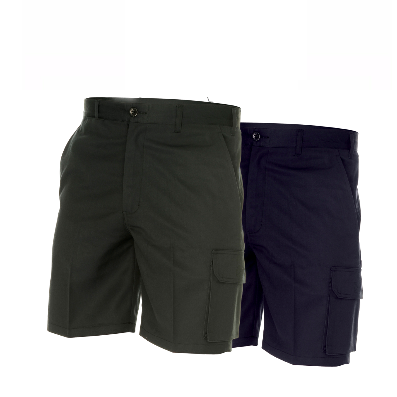 DNC Workwear Men Permanent Press Cargo shorts Tough Summer Short Work 4503- Bannav S Bannav LLC